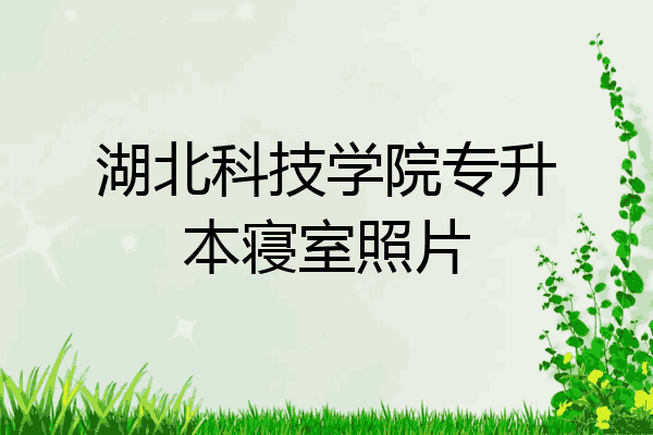 湖北科技學院專升本寢室照片