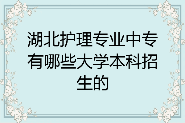 湖北职业技术学院护理学院院长_湖北职业技术学院护理系_湖北职业技术学院护理学院